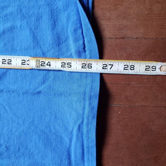 Vtg MSM DELI Tacoma Washington Local Graphic Food Mini Mart T Shirt Blue Large - Picture 3 of 3